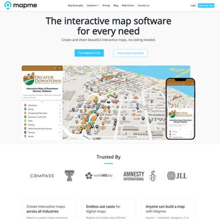 Custom Map Creation Website